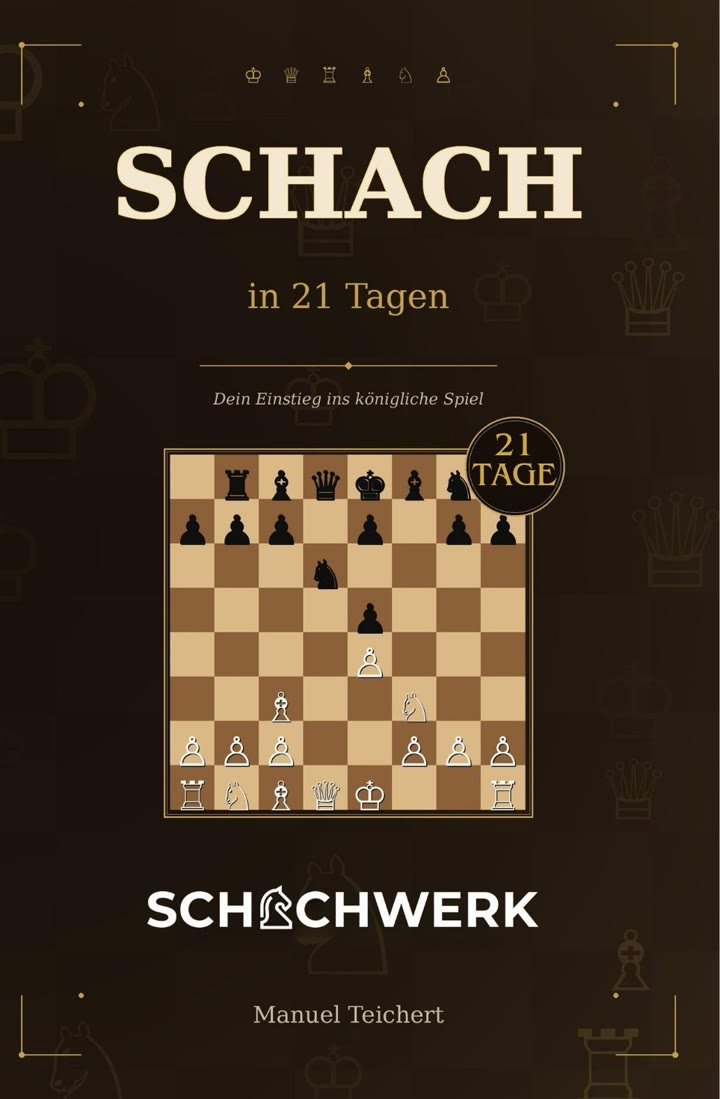 Schachwerk – Buch „Schach in 21 Tagen“, Cover